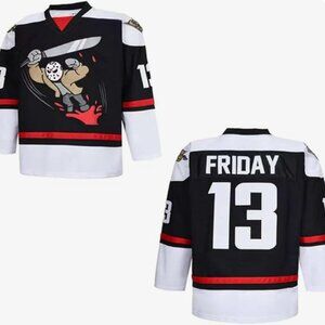 Men's #13 Friday Movie Stitched Hockey Jersey, XXL